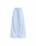 WIDE-LEG LINEN PANTS