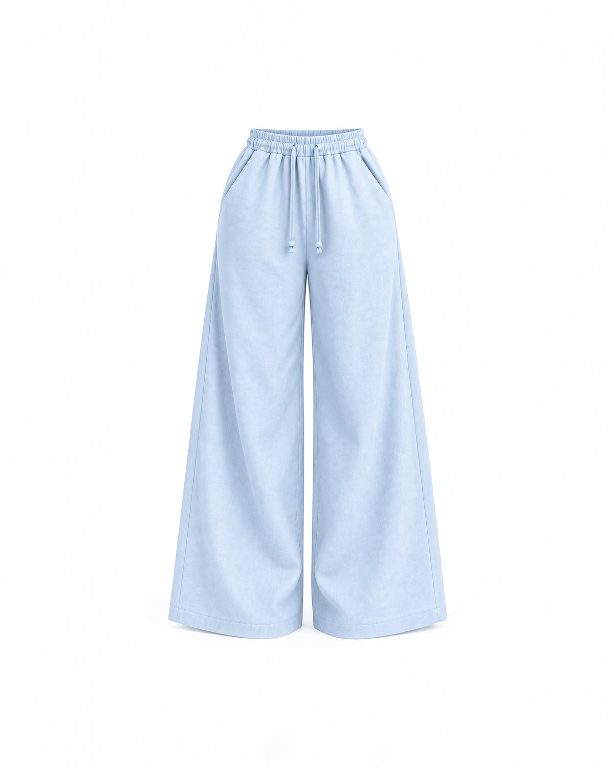 WIDE-LEG LINEN PANTS