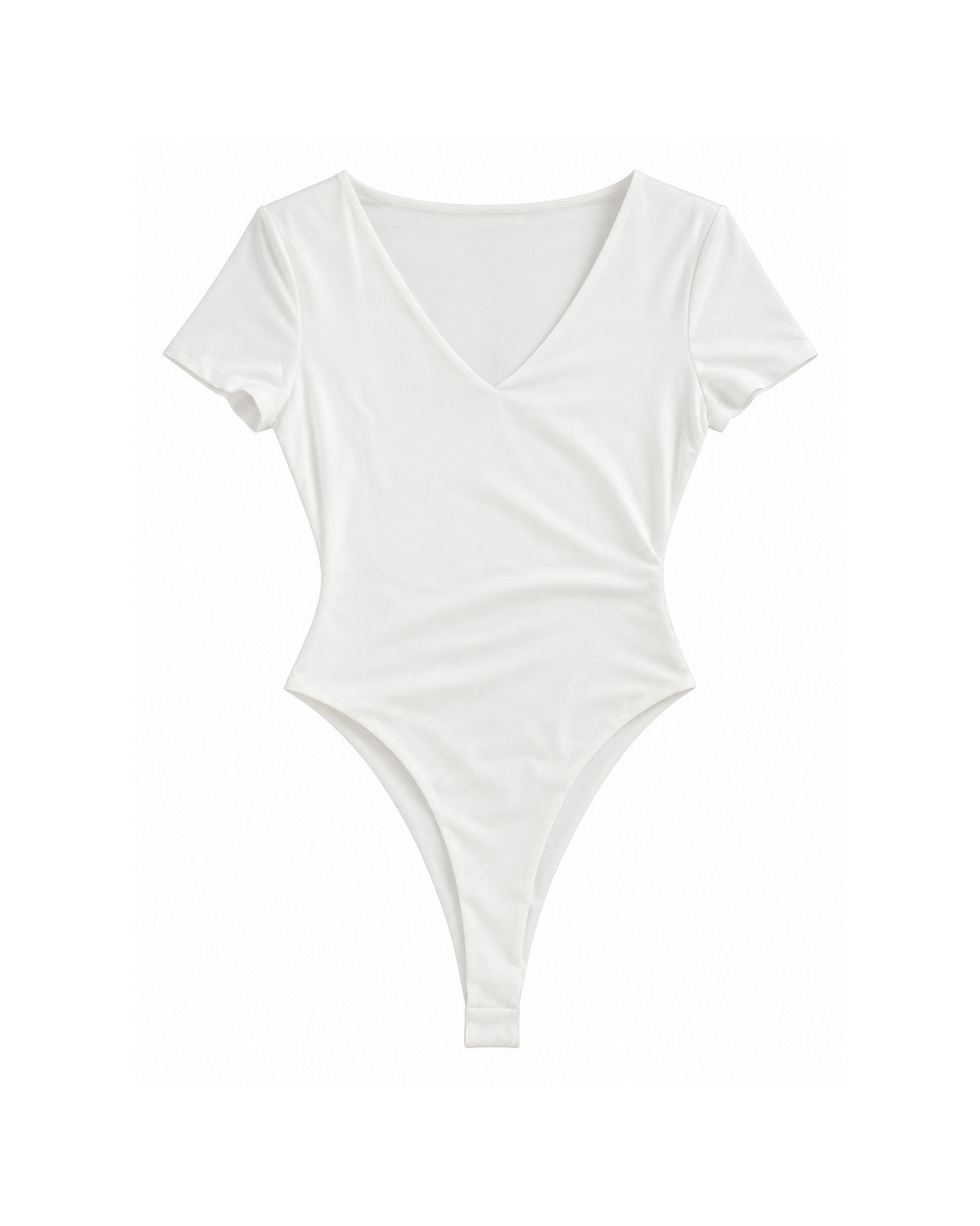 FITTED V-NECK BODYSUIT