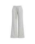 HIGH-WAIST DRAWSTRING WIDE-LEG SWEATPANTS
