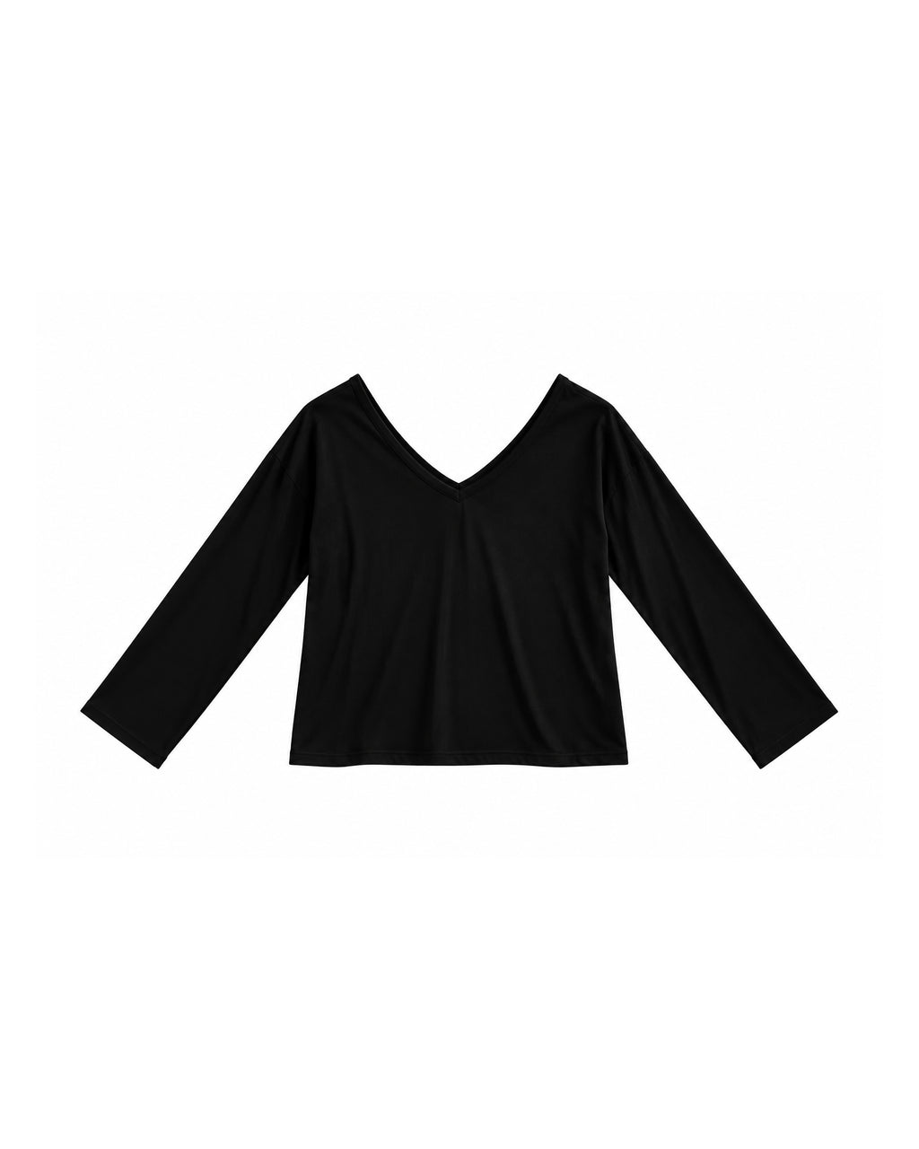 RELAXED V-NECK TOP