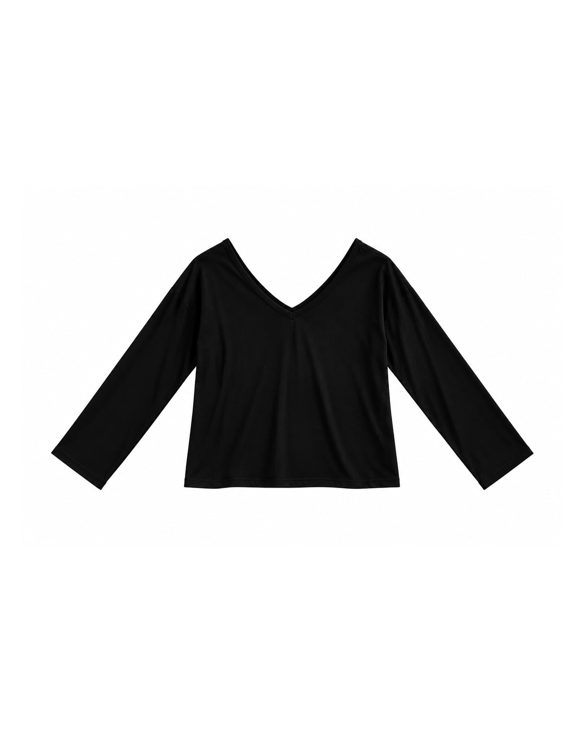 RELAXED V-NECK TOP
