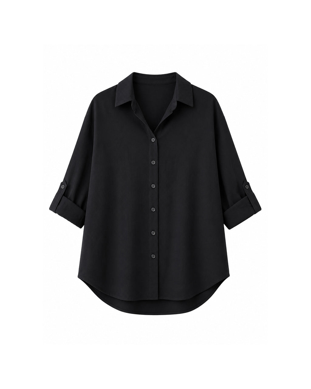 ROLL-UP SLEEVE BUTTON-DOWN SHIRT