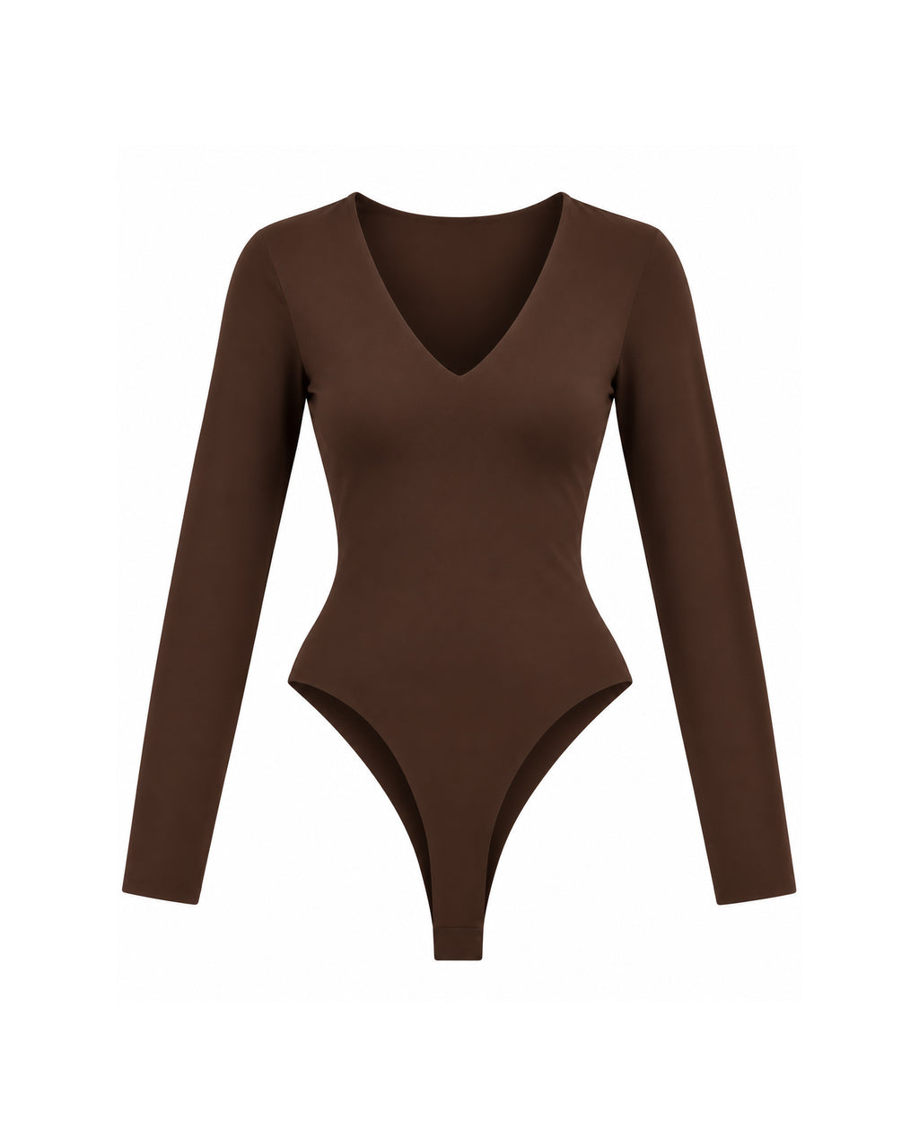FITTED V-NECK BODYSUIT