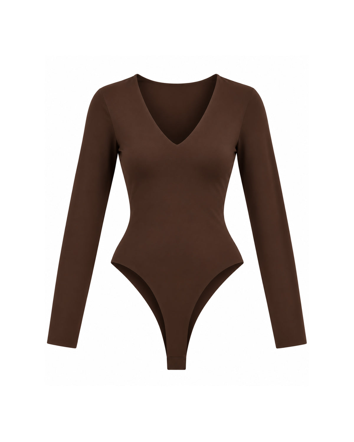 FITTED V-NECK BODYSUIT