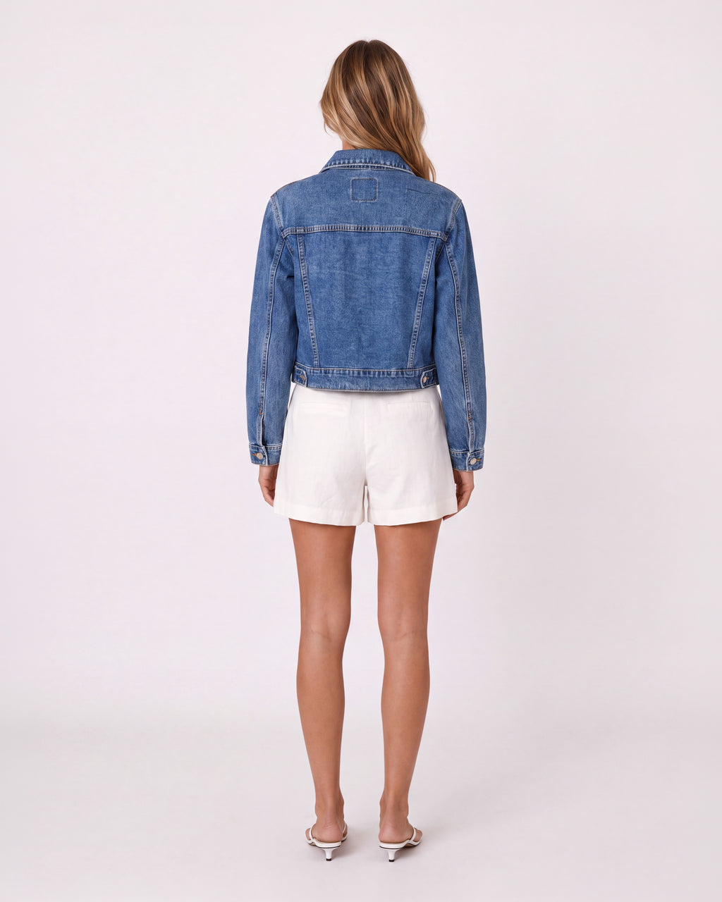 CROPPED CLASSIC DENIM JACKET