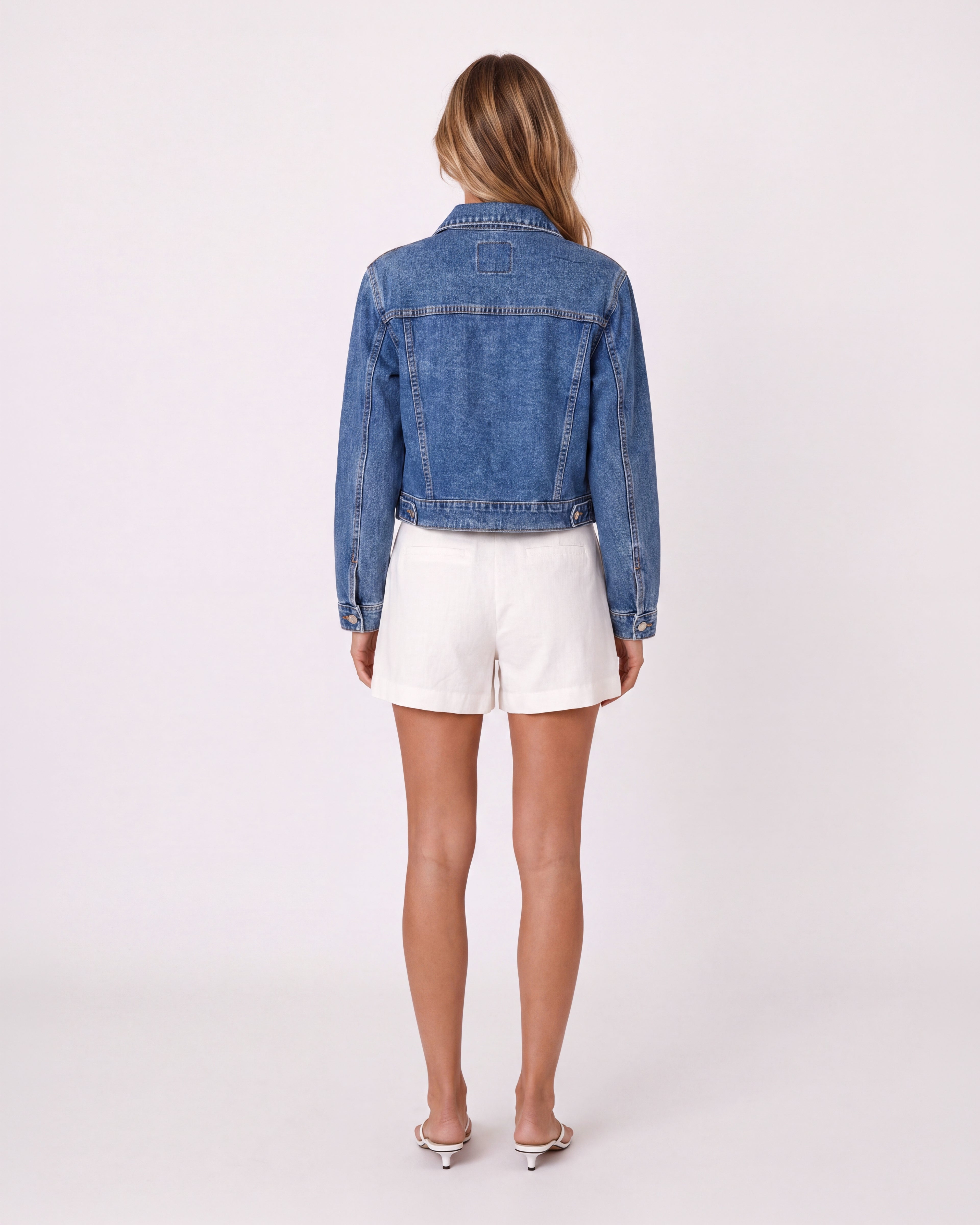 CROPPED CLASSIC DENIM JACKET