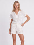 FLORAL EMBROIDERED BLOUSE