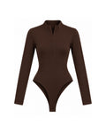 ZIP-UP NECK BODYSUIT