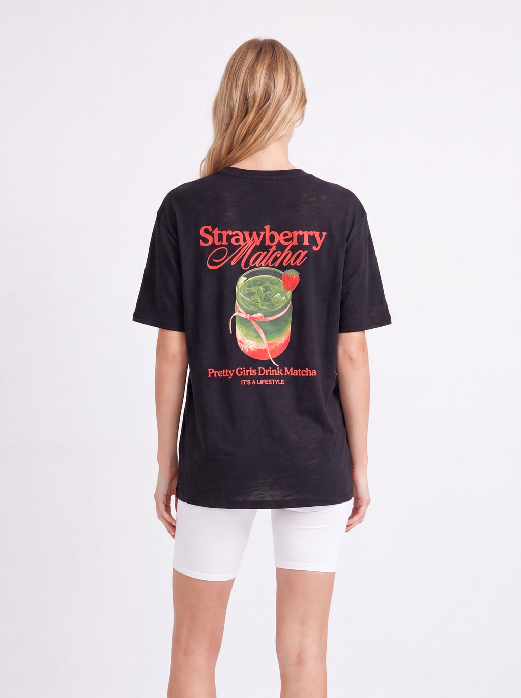 STRAWBERRY MATCHA OVERSIZED T-SHIRT