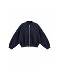 OVERSIZED ZIP-UP BOMBER JACKET