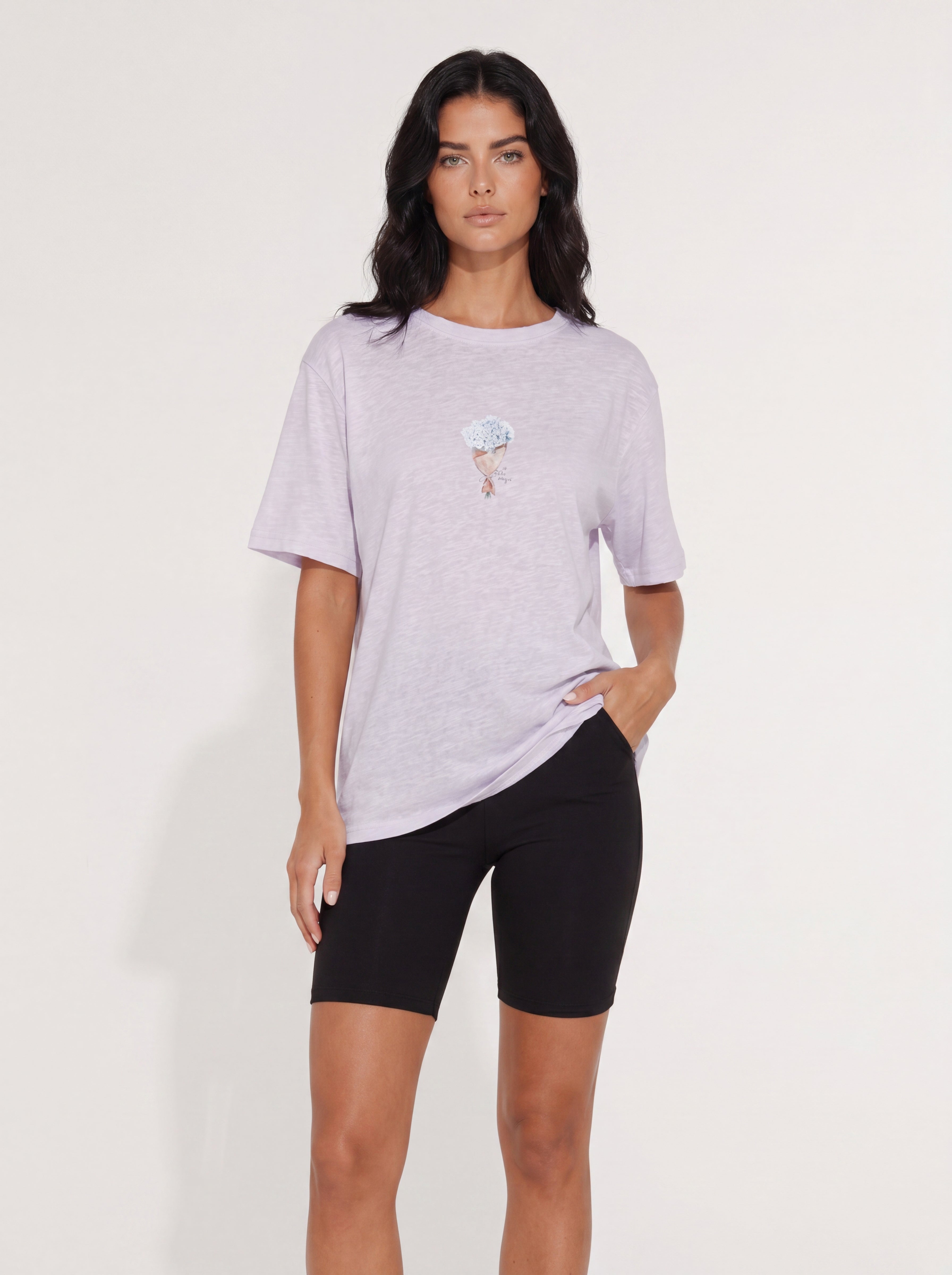 FLOWER OVERSIZED T-SHIRT