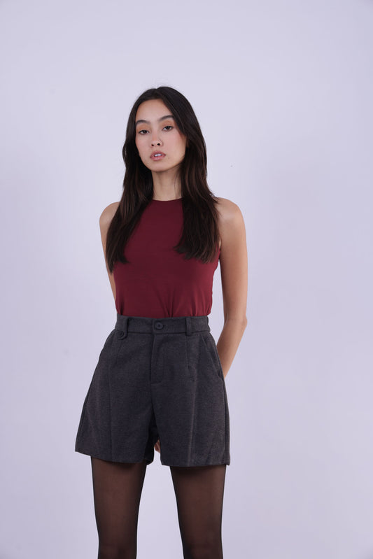 TAILORED WOOL SHORTS