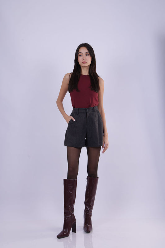 TAILORED WOOL SHORTS