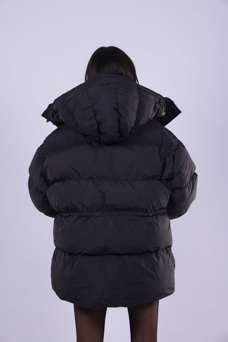 OVERSIZED PUFFER JACKET WITH HIGH COLLAR