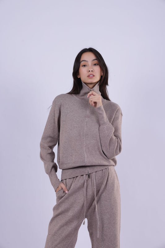 ZIP-UP KNIT TRACK SET