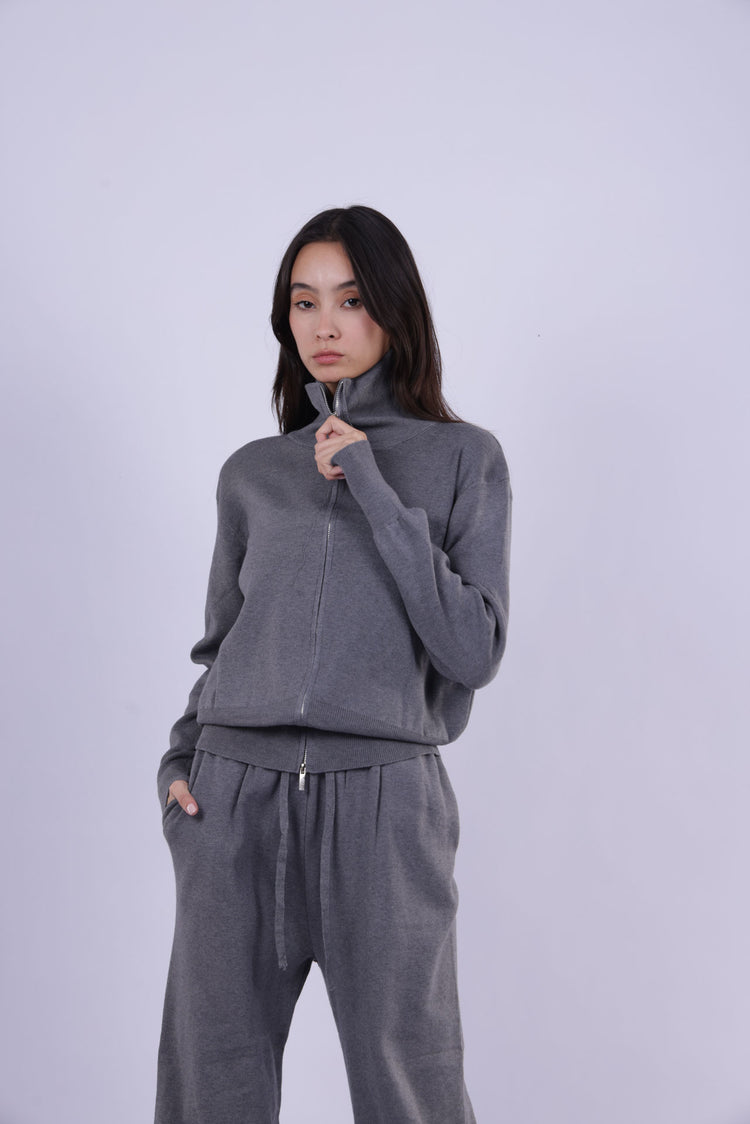 ZIP-UP KNIT TRACK SET