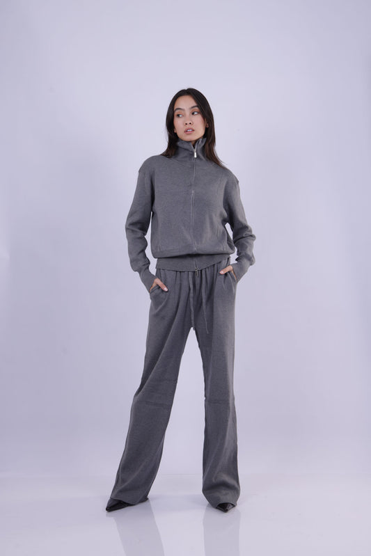 ZIP-UP KNIT TRACK SET
