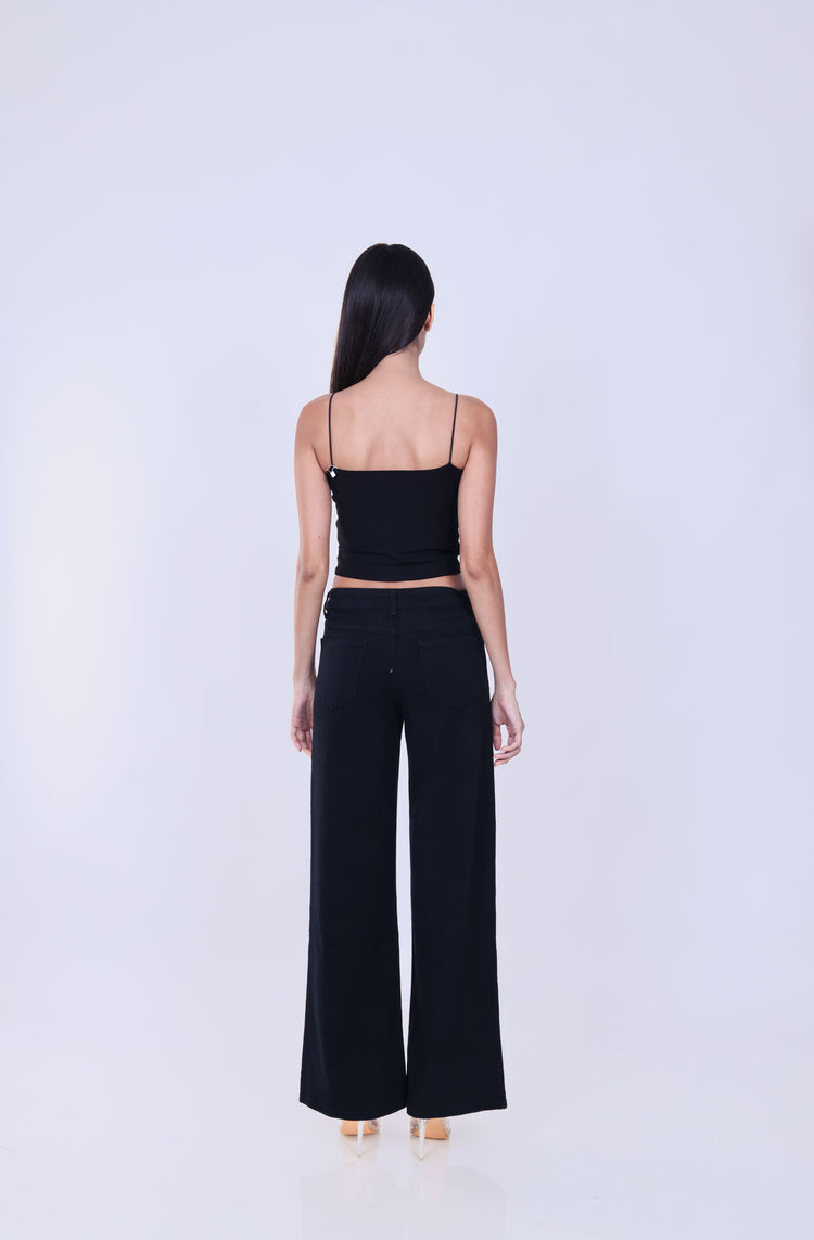 THE BLACK FLARE DENIM