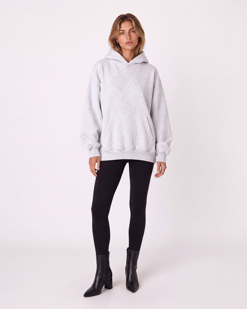 OVERSIZED PULLOVER FLEECE HOODIE
