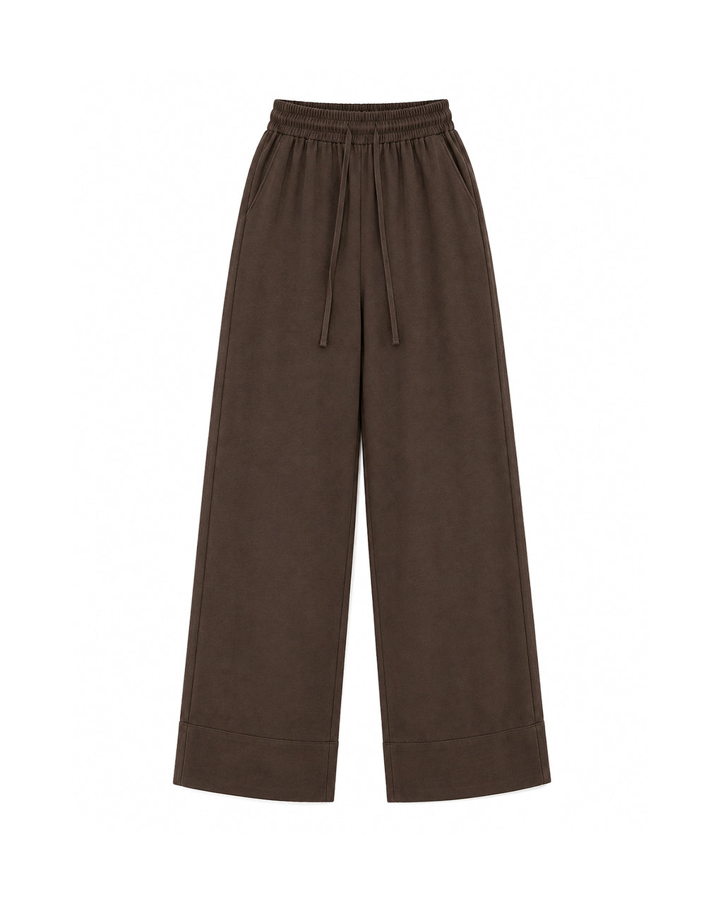 WIDE-LEG DRAWSTRING PANTS