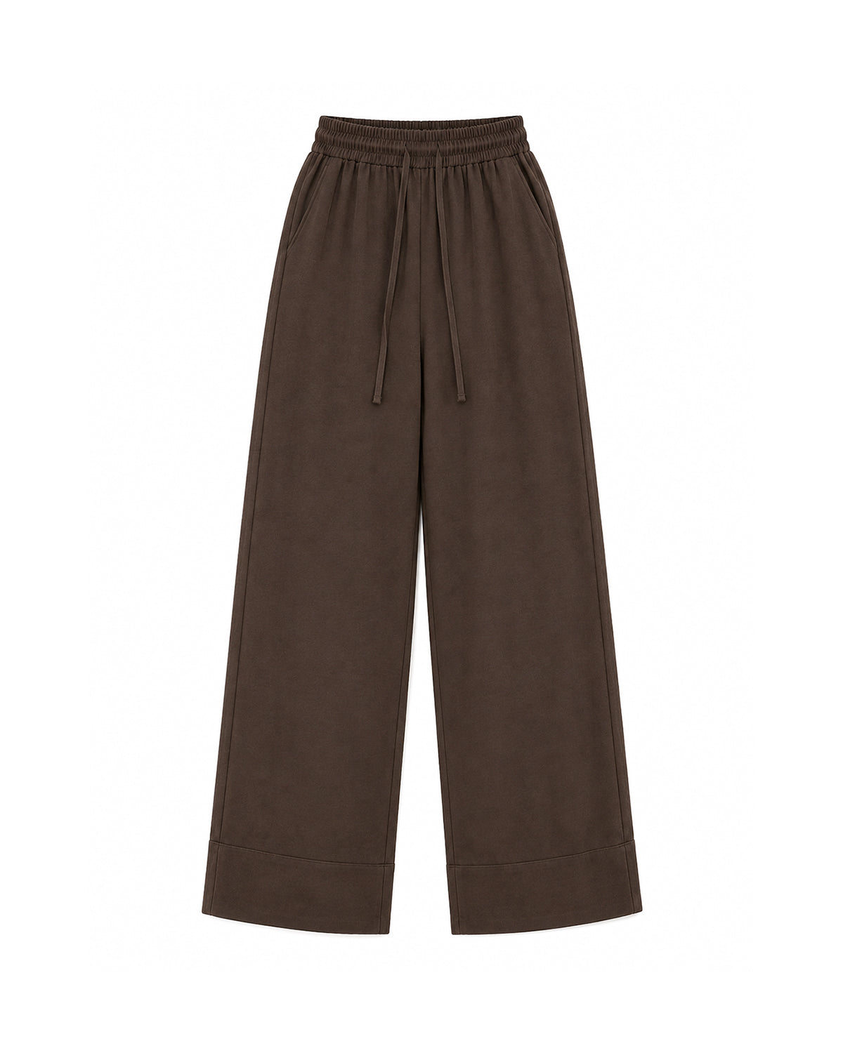 WIDE-LEG DRAWSTRING PANTS