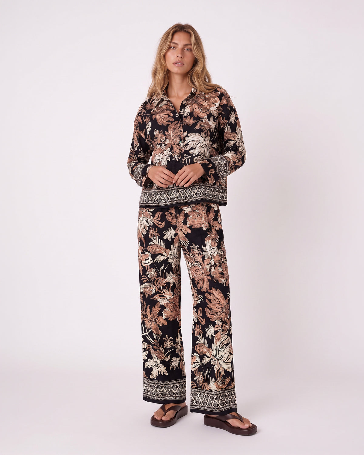 VINTAGE FLORAL BORDER PRINT SET