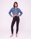 CROPPED DENIM JACKET