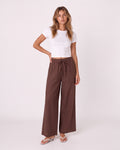 WIDE-LEG LINEN PANTS