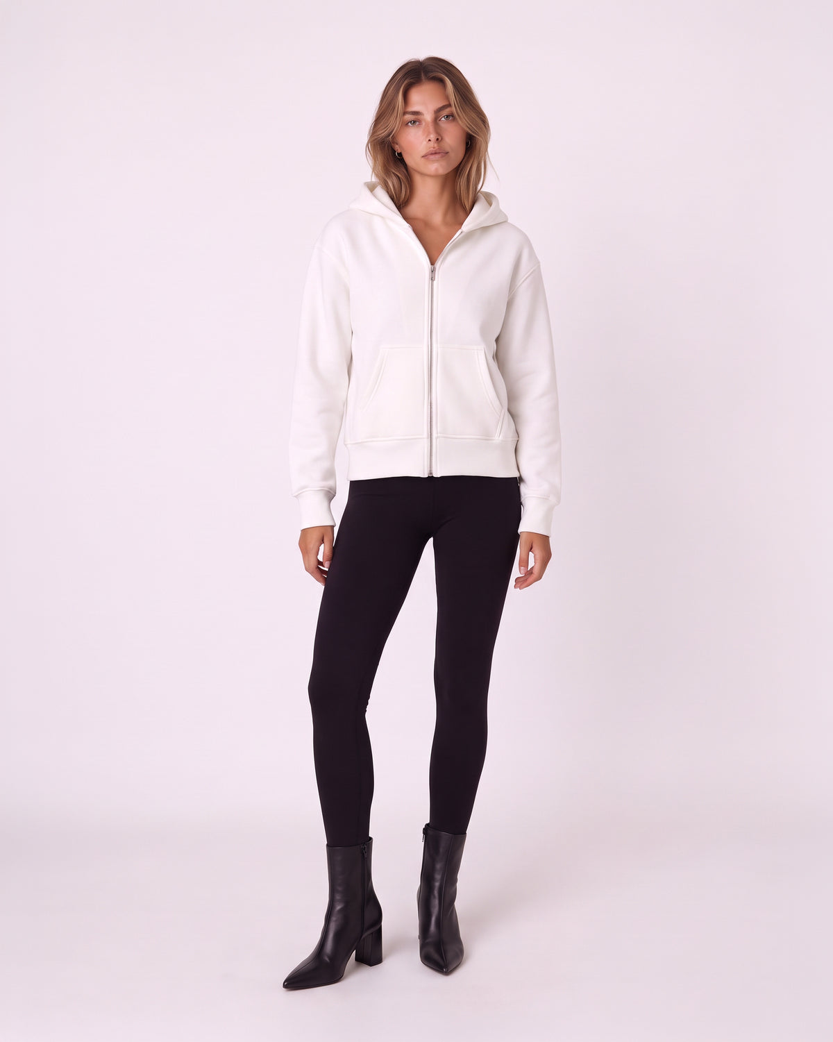 OVERSIZED ZIP-UP HOODIE