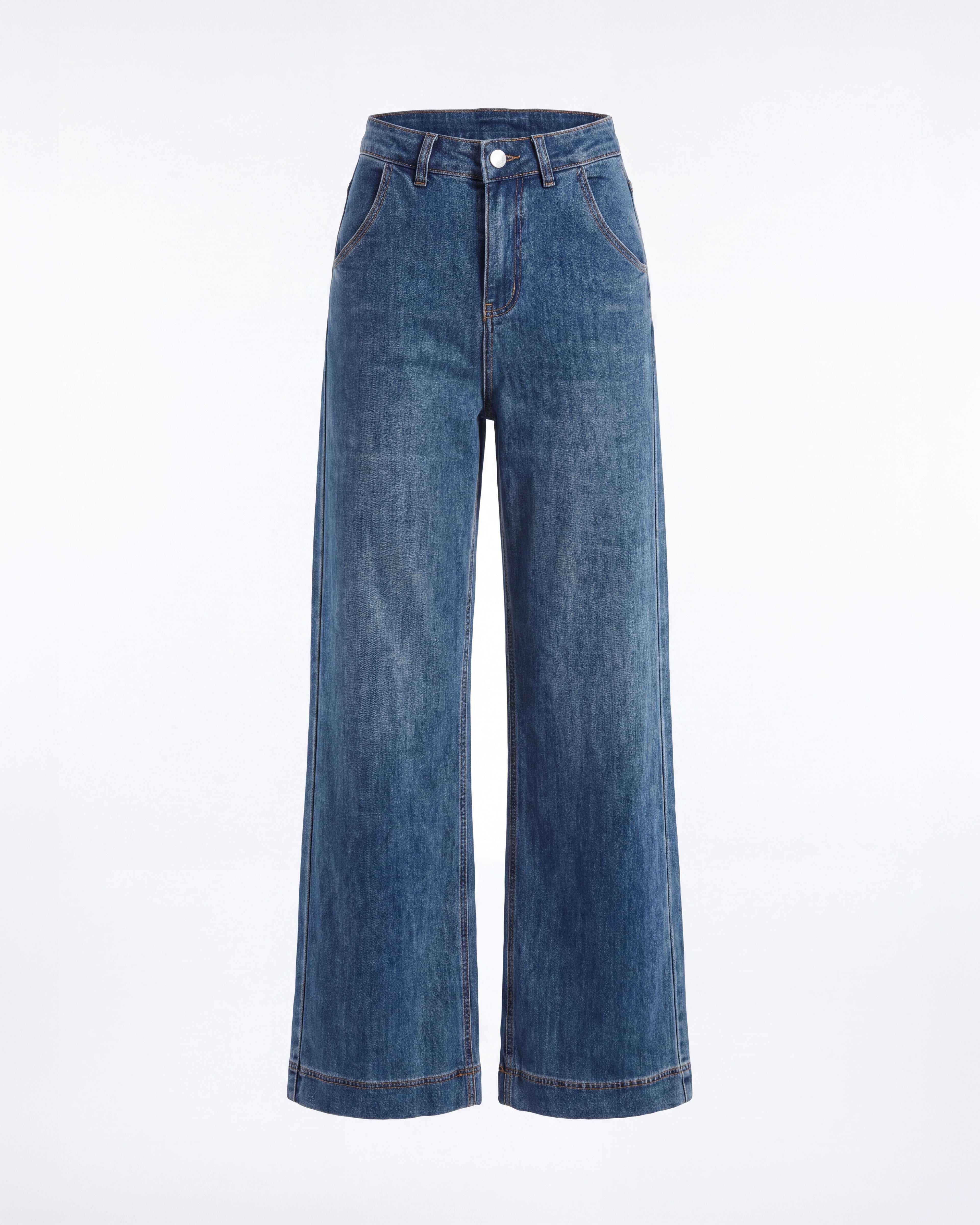 HIGH RISE WIDE LEG JEANS