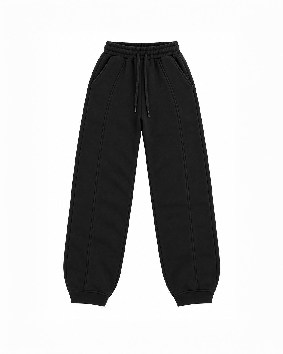 WIDE LEG JOGGER PANTS WITH ELASTIC WAIST AND DRAWSTRING
