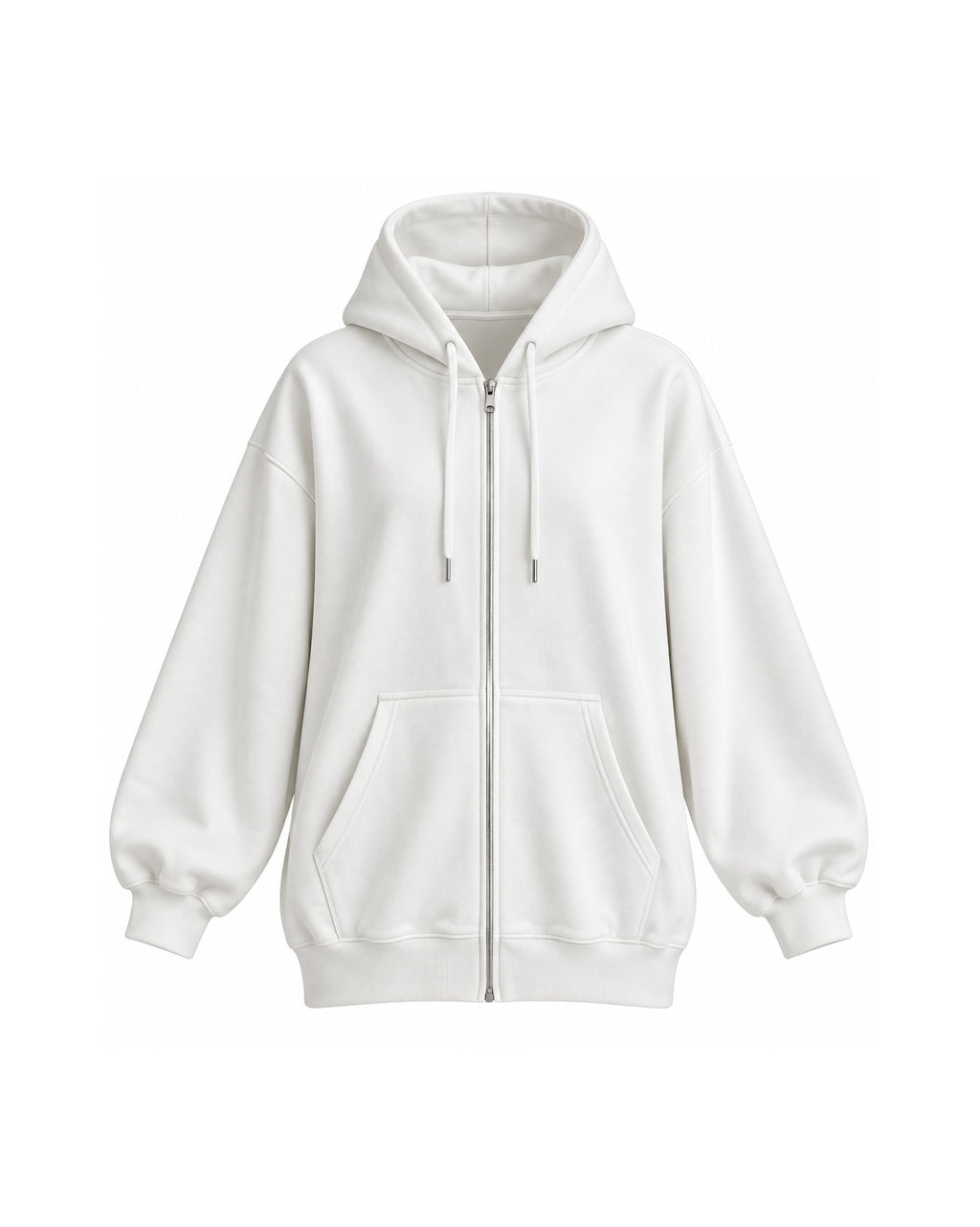 OVERSIZED ZIP-UP HOODIE