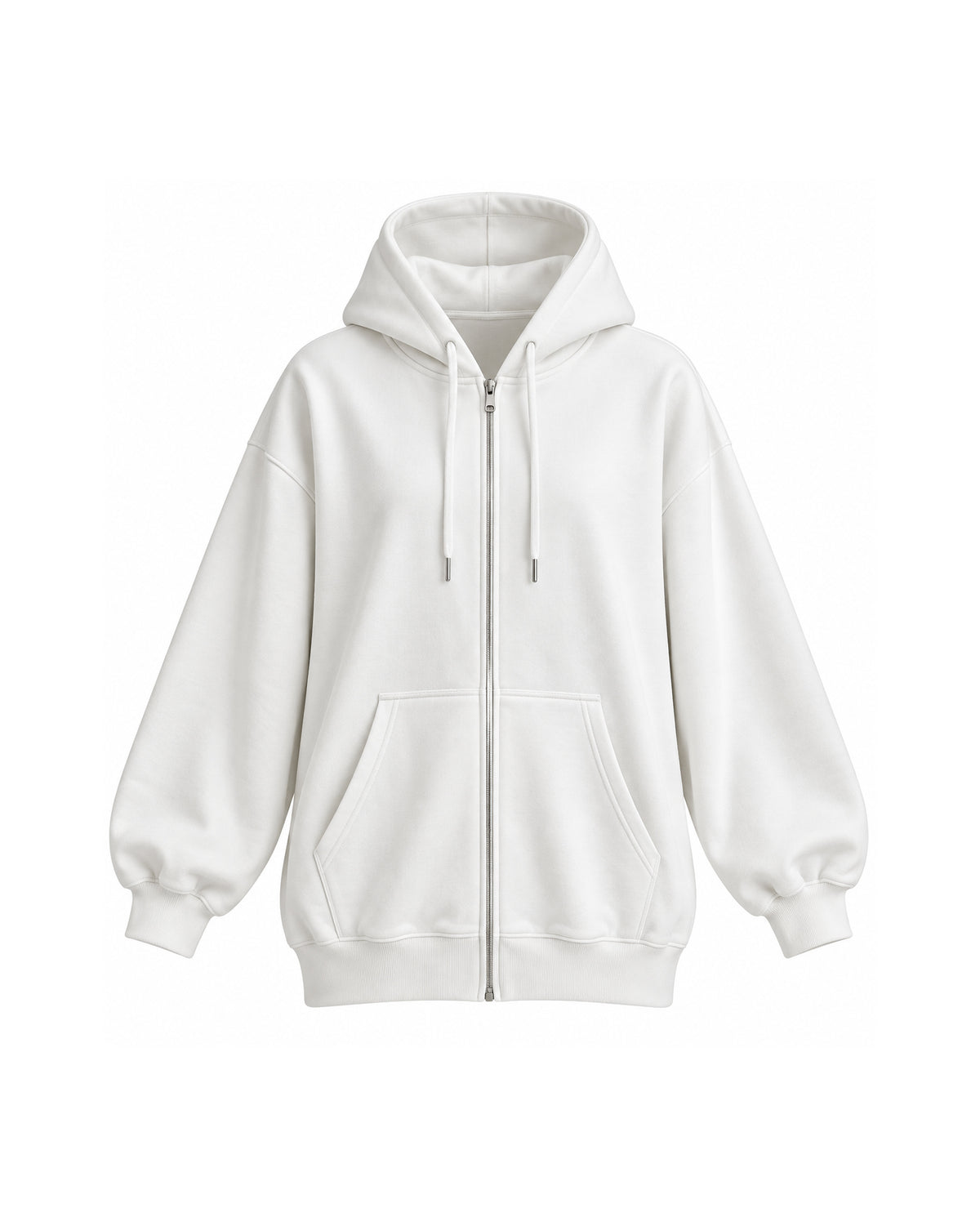 OVERSIZED ZIP-UP HOODIE