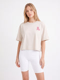 NO BAD DAYS CROPPED OVERSIZED T-SHIRT
