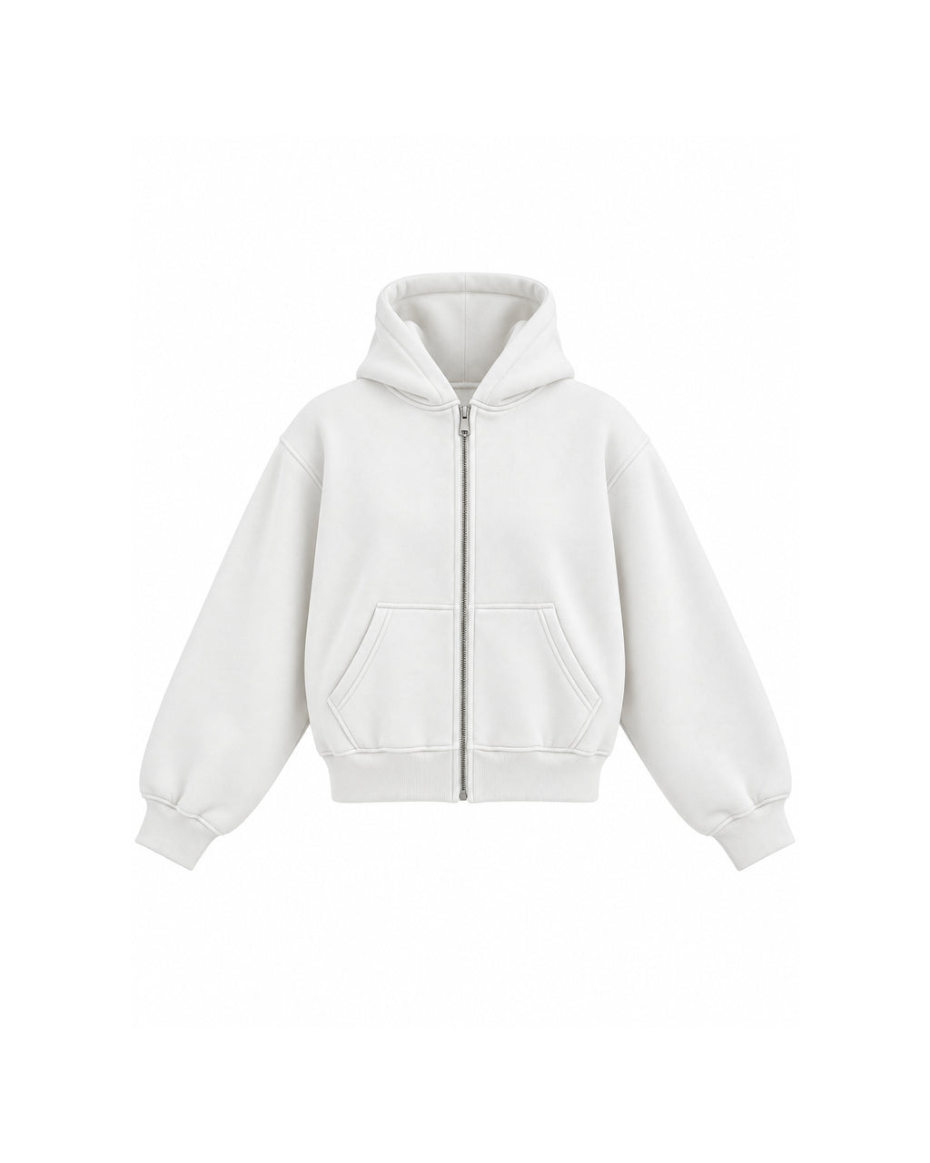 OVERSIZED ZIP-UP HOODIE