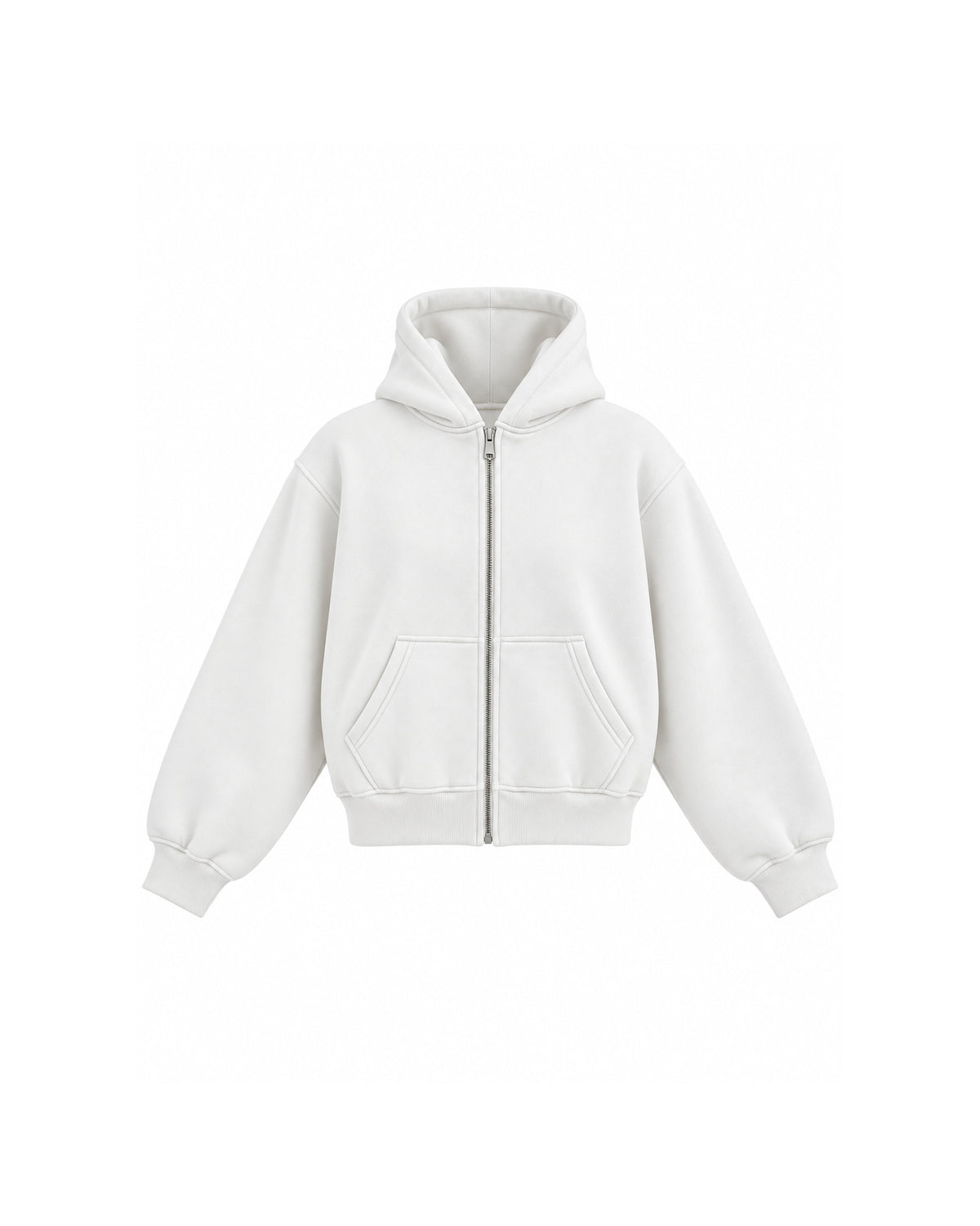 OVERSIZED ZIP-UP HOODIE