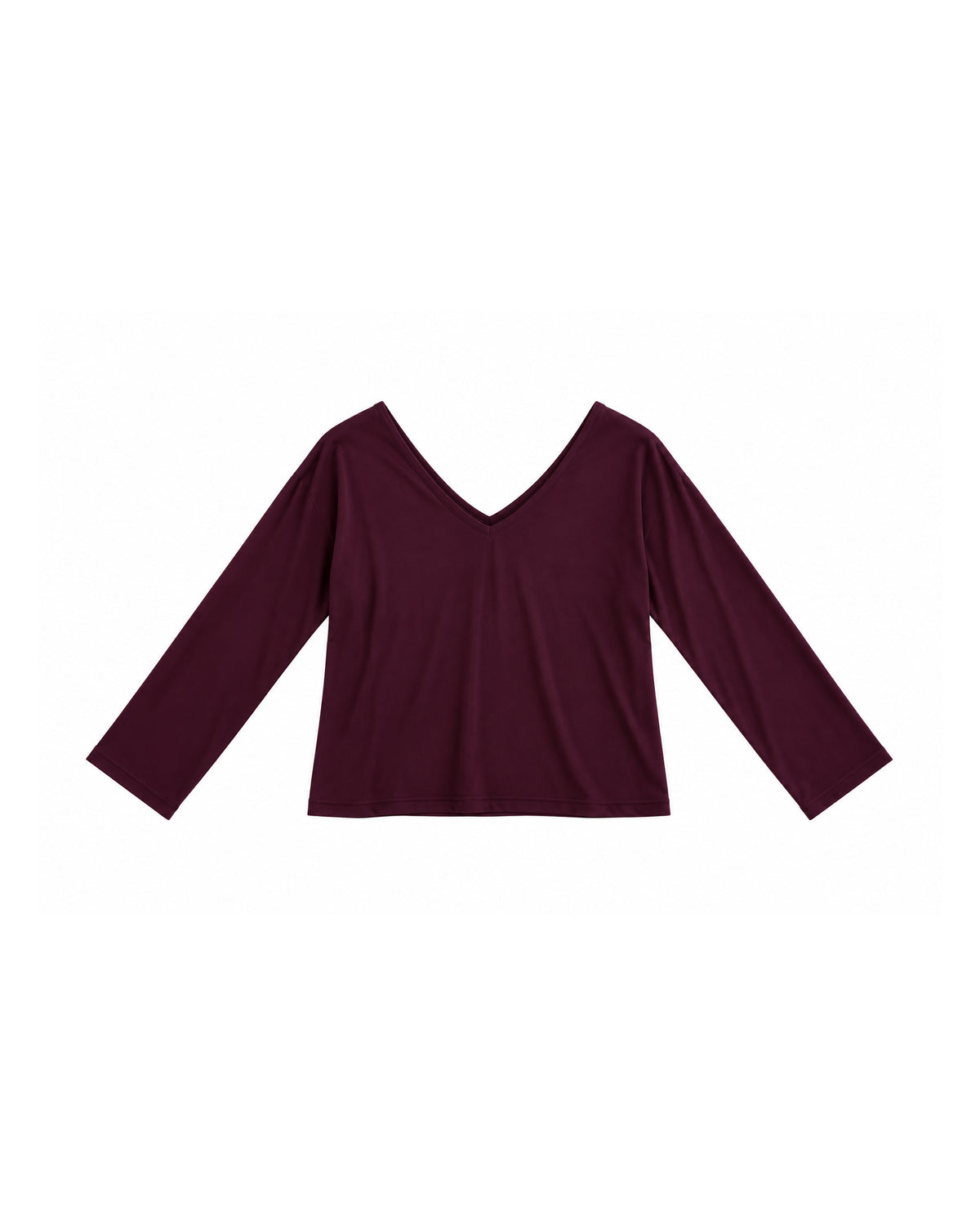 RELAXED V-NECK TOP