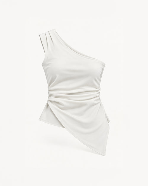 ASYMMETRIC ONE-SHOULDER TOP