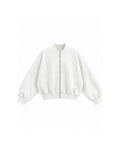 OVERSIZED ZIP-UP BOMBER JACKET