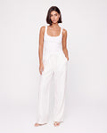 WIDE-LEG DRAWSTRING PANTS