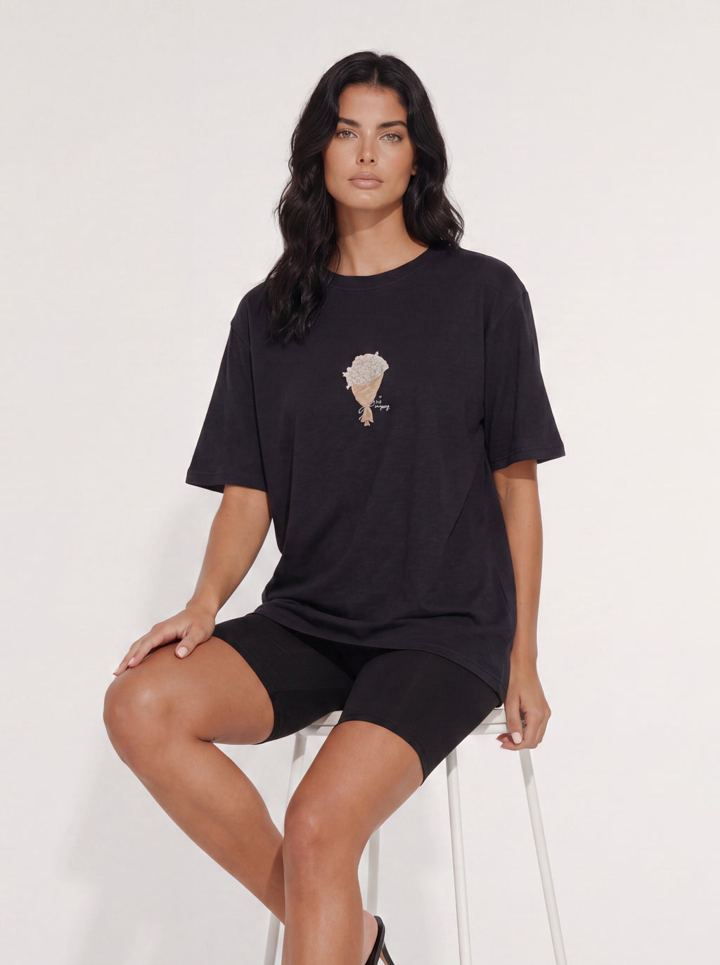 FLOWER OVERSIZED T-SHIRT