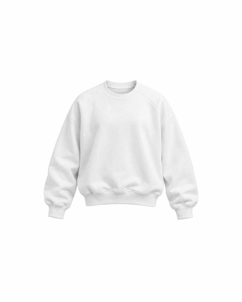 OVERSIZED CREW NECK LONG SLEEVE SWEATSHIRT