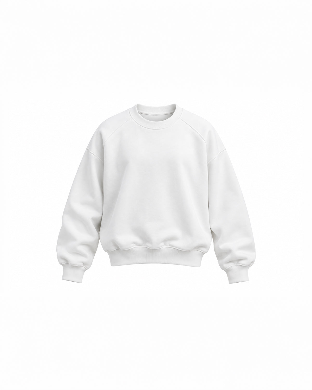 OVERSIZED CREW NECK LONG SLEEVE SWEATSHIRT