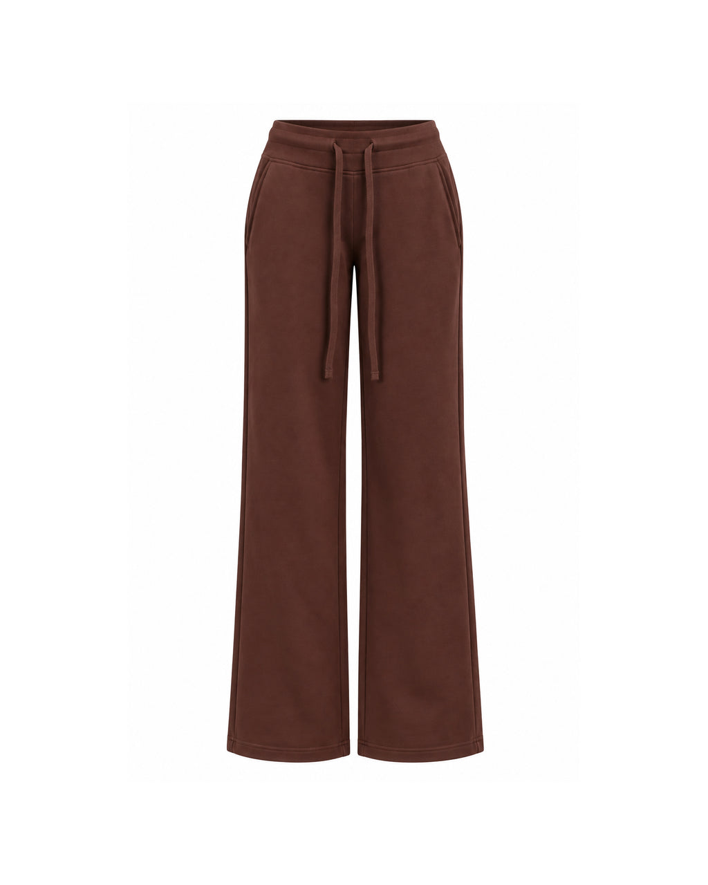 HIGH-WAIST DRAWSTRING WIDE-LEG SWEATPANTS