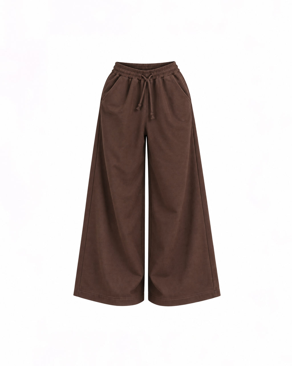 WIDE-LEG LINEN PANTS