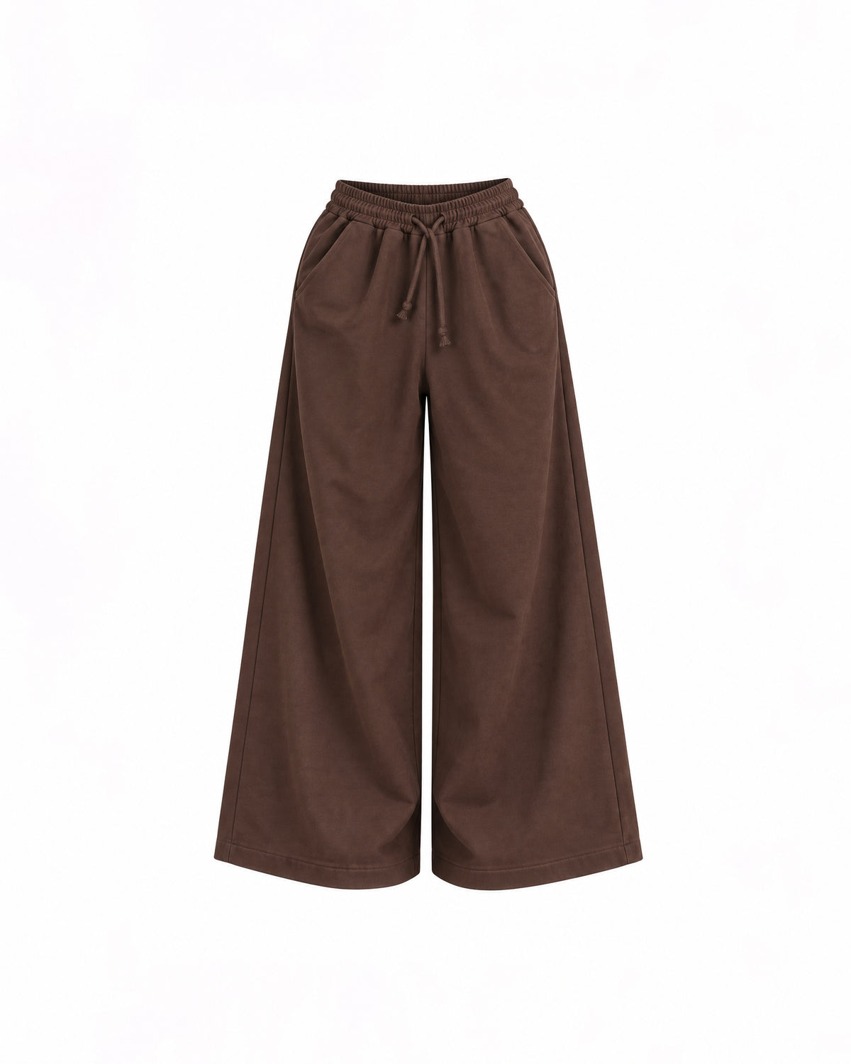 WIDE-LEG LINEN PANTS