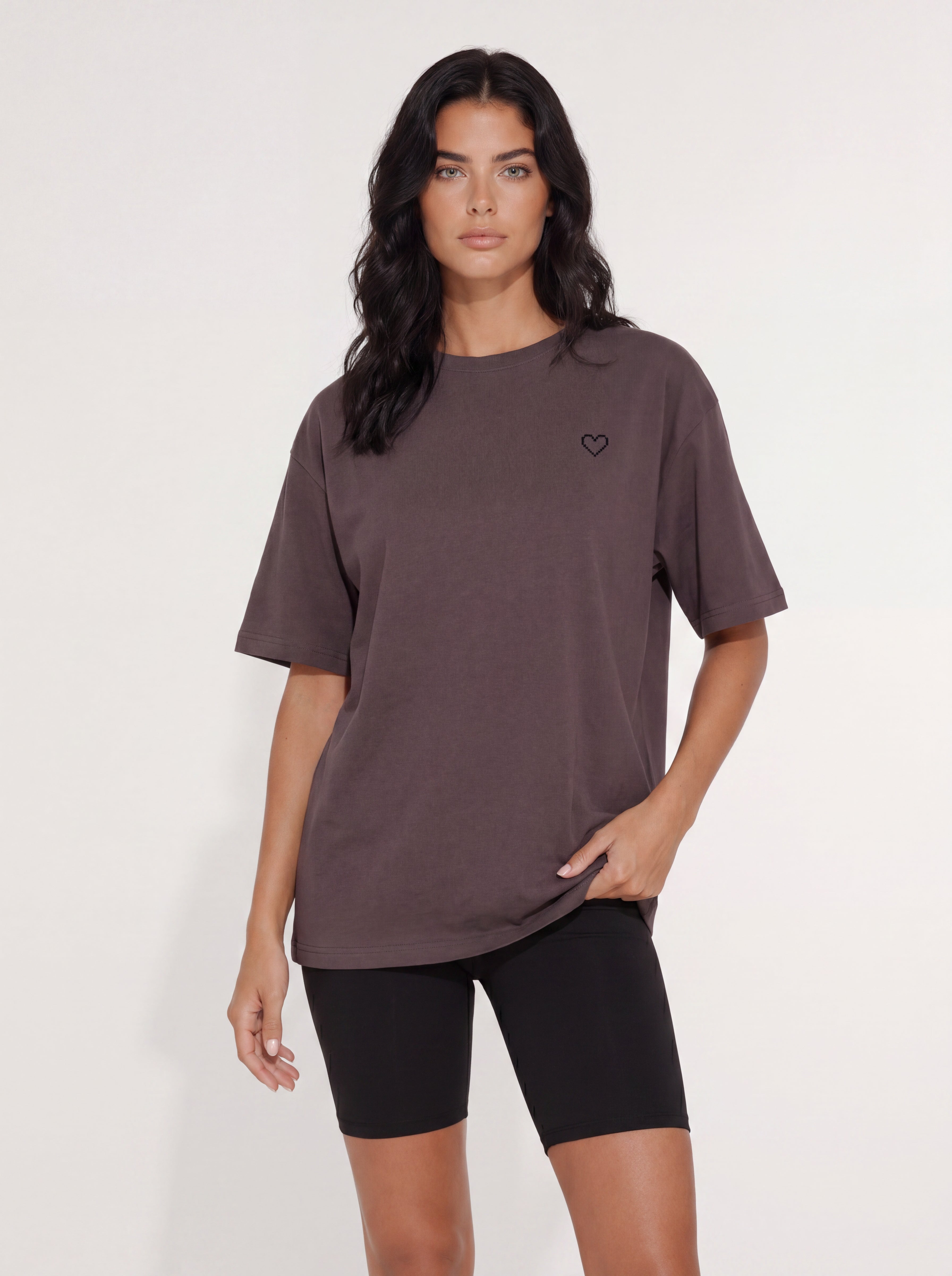 PIXEL HEART OVERSIZED T-SHIRT