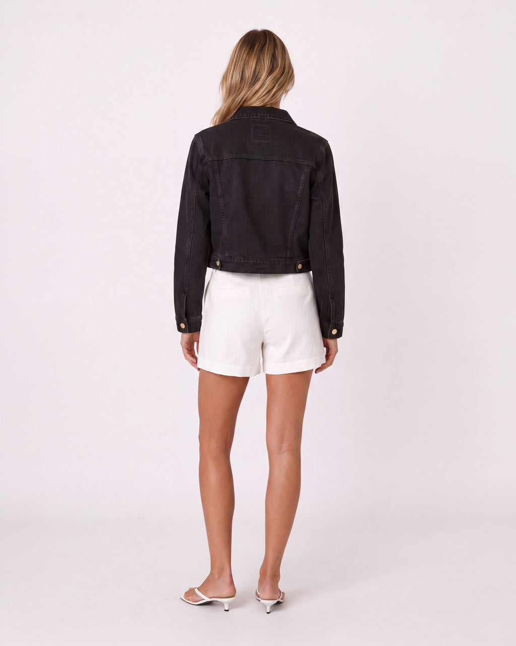 CROPPED CLASSIC DENIM JACKET