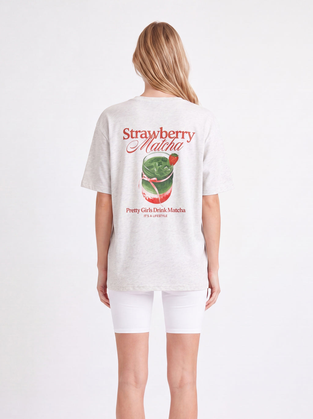 STRAWBERRY MATCHA OVERSIZED T-SHIRT